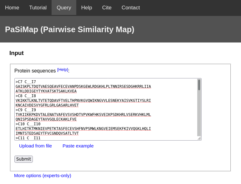 submit query-form